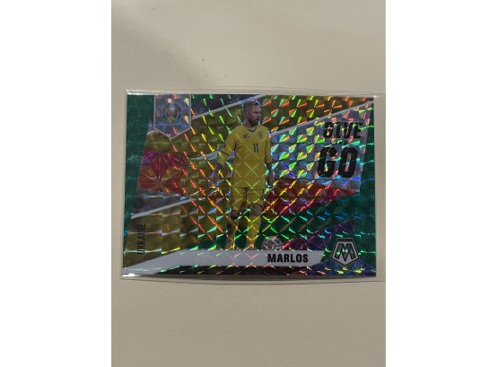 2021 Panini Mosaic Marlos Give And Go Green Prizm Card #23