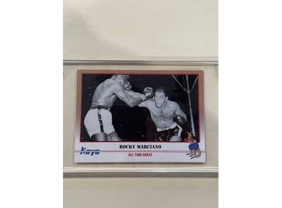 1991 Kayo Cards All Time Great Rocky Marciano Heavy Weight Card #012      The National Anaheim 1991