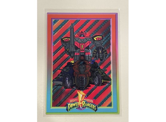 1994 Saban Mighty Morphin Power Rangers Foil Subset Card #6 Of 12  Megazord
