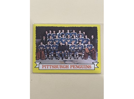 1973-74 Topps Pittsburg Penguins Card #104