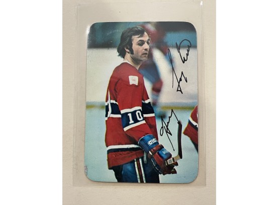 1976 Topps Guy Lafleur Hockey Card #11 Of 22