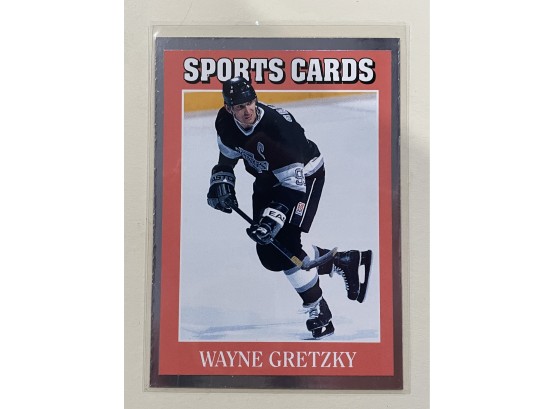 1991 Sports Cards News Wayne Gretzky Silver Border Card #8       RARE CARD