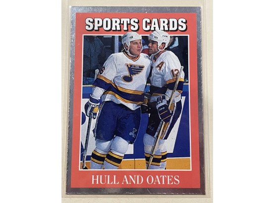 1991 Sports Cards News Hull And Oates Rare Silver Border Card #16