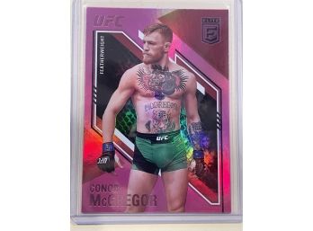 2021 Panini UFC Chronicles Elite Conor McGregor Pink Parallel Card #155