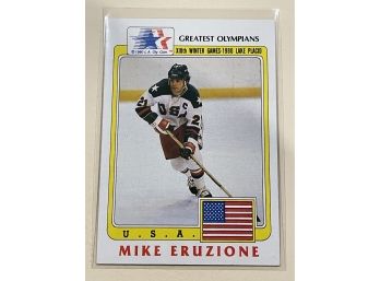 1983 - 1980 Winter Games Greatest Olympians Mike Eruzione Card #36