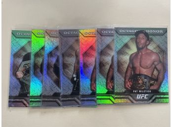 2009 Topps UFC Octagon Of Honor Refractor 7 Card Lot