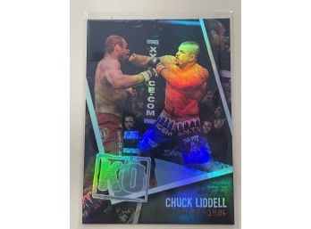 2009 Topps UFC Chuck Liddell KO Refractor Card #PF-2