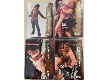 2009 Topps UFC Gold Parallel Thick Cards   43 Card Lot   All Cards Are Thick Stock Gold Parallel's
