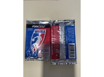 2 - 1998 Pinnacle WNBA Womens Basketball Trading Cards       10 Cards Per Pack      Lot Is For 2 Packs