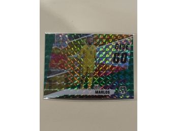 2021 Panini Mosaic Marlos Give And Go Green Prizm Card #23