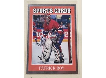 1991 Sports Cards News Patrick Roy Rare Silver Border Card #11