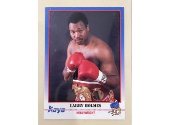 1991 Kayo Cards All Time Great Larry Holmes Heavy Weight Card #189      The National Anaheim 1991
