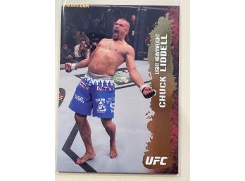 2009 Topps UFC Thick Card Stock Gold Parallel Chuck Liddell Card #39