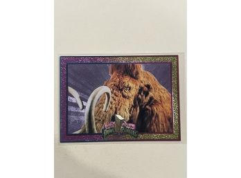 1994 Saban Mighty Morphin Power Rangers Foil Subset Card #13  Mammoth Mastodon