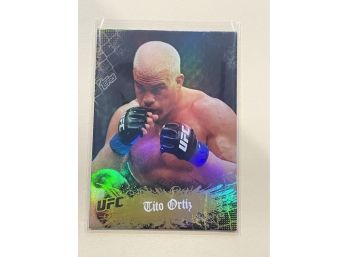 2009 Topps UFC Main Event Thick Card Stock Gold Parallel Tito Ortiz Card #65