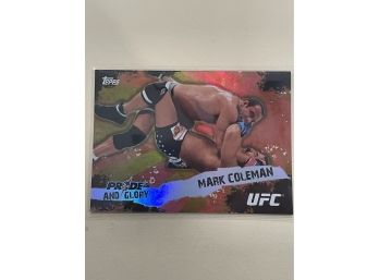 2010 Topps UFC Pride And Glory Mark Coleman Refractor Card #pG-8