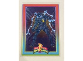 1994 Saban Mighty Morphin Power Rangers Foil Subset Card #4 Of 12  Baboo