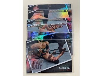 2009 Topps UFC Tap Out Refractor 6 Card Lot