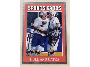1991 Sports Cards News Hull And Oates Rare Silver Border Card #16