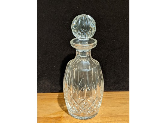 Beautiful Unleaded Crystal Decanter Attributed To Waterford