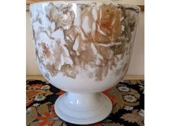 Extra Large Antique Limoge Porcelain Planter - Signed W. Guerin And Co. Very Rare Circa 1891-1932
