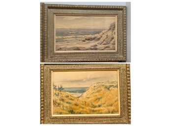 Two Original Framed Acrylic Paintings By Conway Griffith