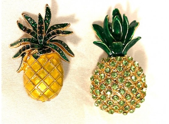 Pretty Pair Of Pineapples