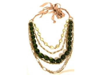 Intriguing Multi-strand Necklace