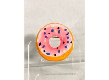 Petite Cheeky Frosted Donut Brooch