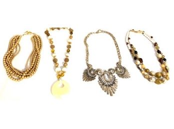 Collection Of Four Statement Necklaces