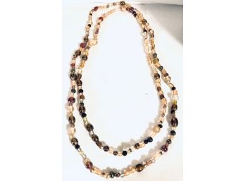 Gorgeous Single-strand Glass Bead Necklace
