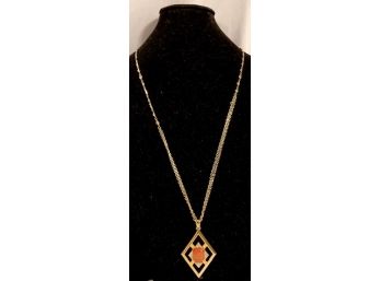 Unique Gold-tone Pendant Necklace By Whitehouse/Black Market