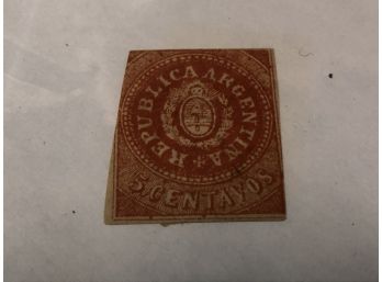 Rare Unused Argentinian Stamp