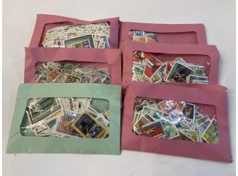 Collection Of Thousands Of German And Other Foreign Stamps In A Bag