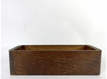 Sewing Cabinet - Quarter Sewn Tiger Oak Single Drawer