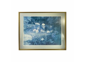 Pond Flowers Framed Print