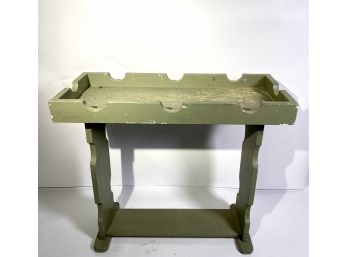 Hand Crafted & Painted Planter Table