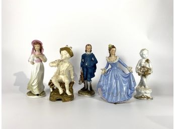 Group Of Porcelain Statue Figures - Enesco & More