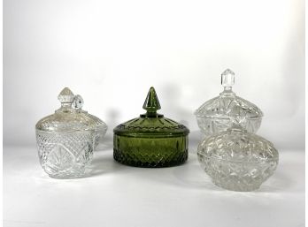 Lidded Candy Dish Group - Glass & Crystal