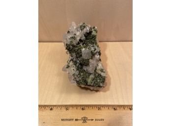 Marcasite On Quartz Matrix With Light Purpleamethyst 1.06lbs 6' Crystals Semi-Precious Stones