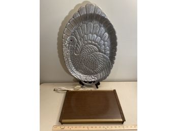 Author Court Turkey Platter And Warm-O-tray