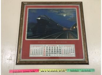 Pennsylvania Railroad Calendar 1939 31.5x31.25 'Modernism' Art By Grif Teller