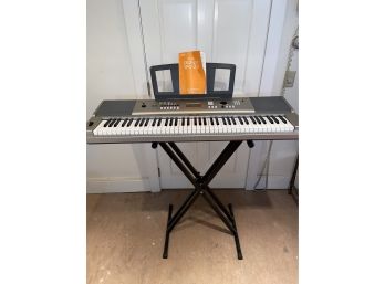 Yamaha Portable Grand With Owners Manual And Stand