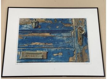 'Letters' 1992 Print Signed Numbered 12/300 32x24' Matted Framed Glass