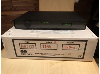 Naim Audio Nat 03 FM Tuner With Original Box