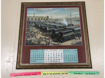 Pennsylvania Railroad Calendar 1954 31.5x31.25