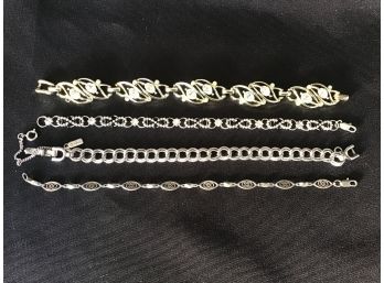 Lovely Silver Toned Bracelets, Including  Monet