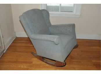Rocking Lounge Chair Unusual Cool 33'x36'x36' Need Cleaning Or New Fabric