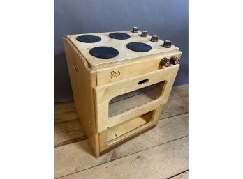 Kids Solid Wooden Play Stove And Oven Made In The USA By Community Playthings  16x14x20in