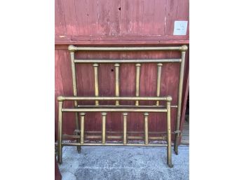 Antique Very HEAVY Brass Bed Full Size Headboard 54x56in And Footboard 54x34in Heavy QUALITY